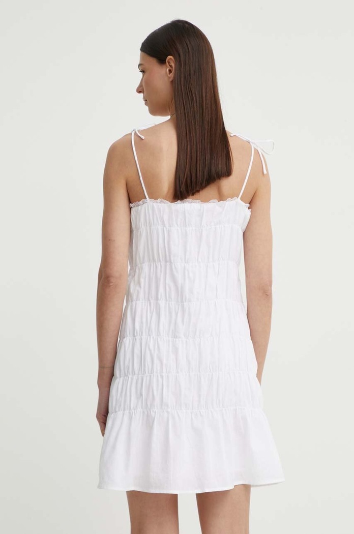 Ρούχα Resume Βαμβακερό φόρεμα Résumé BernadetteRS Short Dress 121691175 λευκό