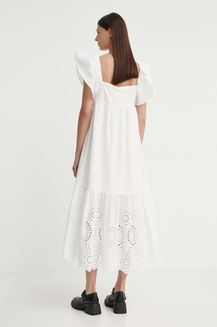 Bavlněné šaty Résumé BeniseRS Dress 122051192 bílá AW24