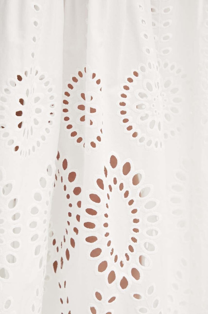 Bavlněné šaty Résumé BeniseRS Dress 122051192 bílá