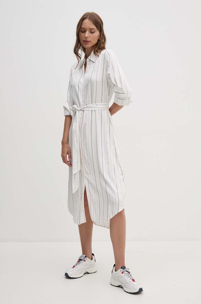Tommy Hilfiger sukienka biały WW0WW42302