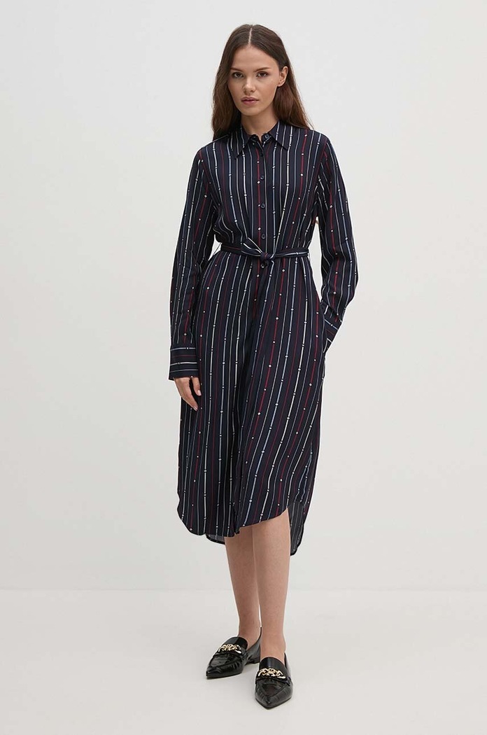 Tommy Hilfiger sukienka casual granatowy WW0WW42302