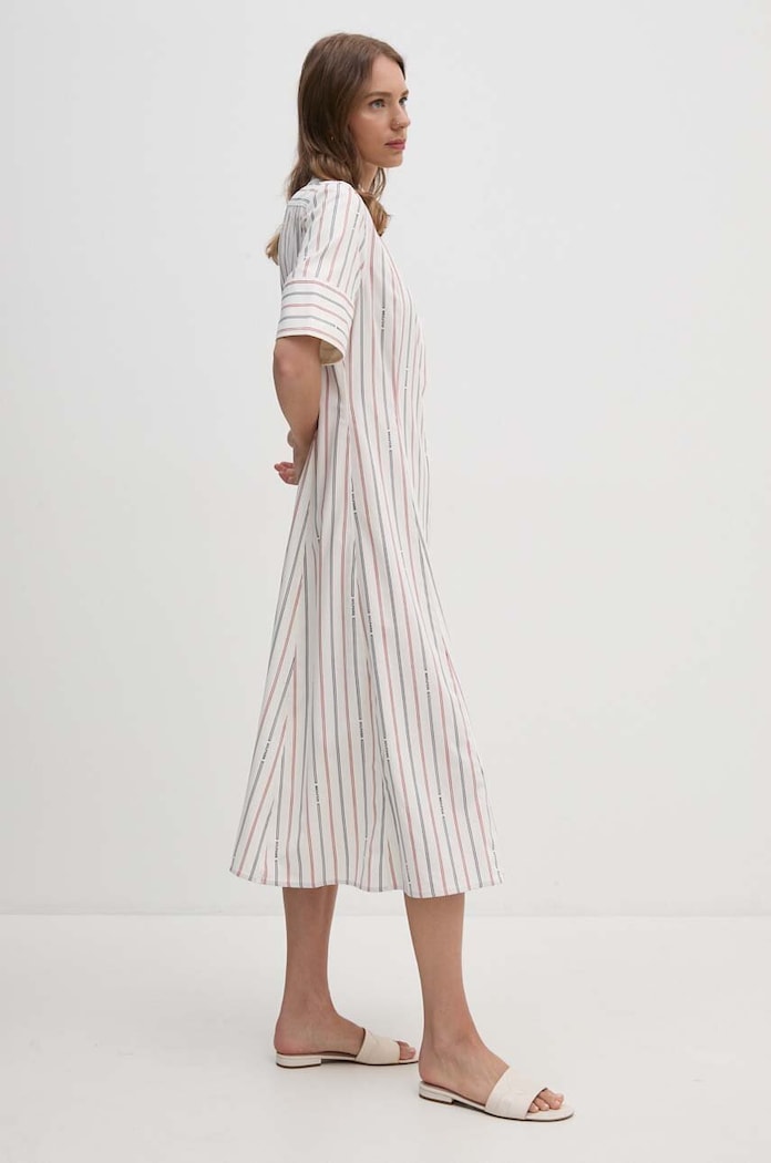 Tommy Hilfiger sukienka beżowy WW0WW42317