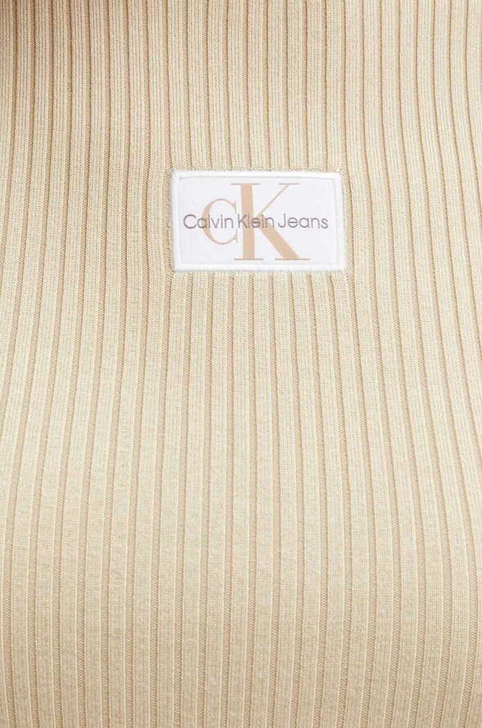 Calvin Klein Jeans sukienka J20J223519 beżowy