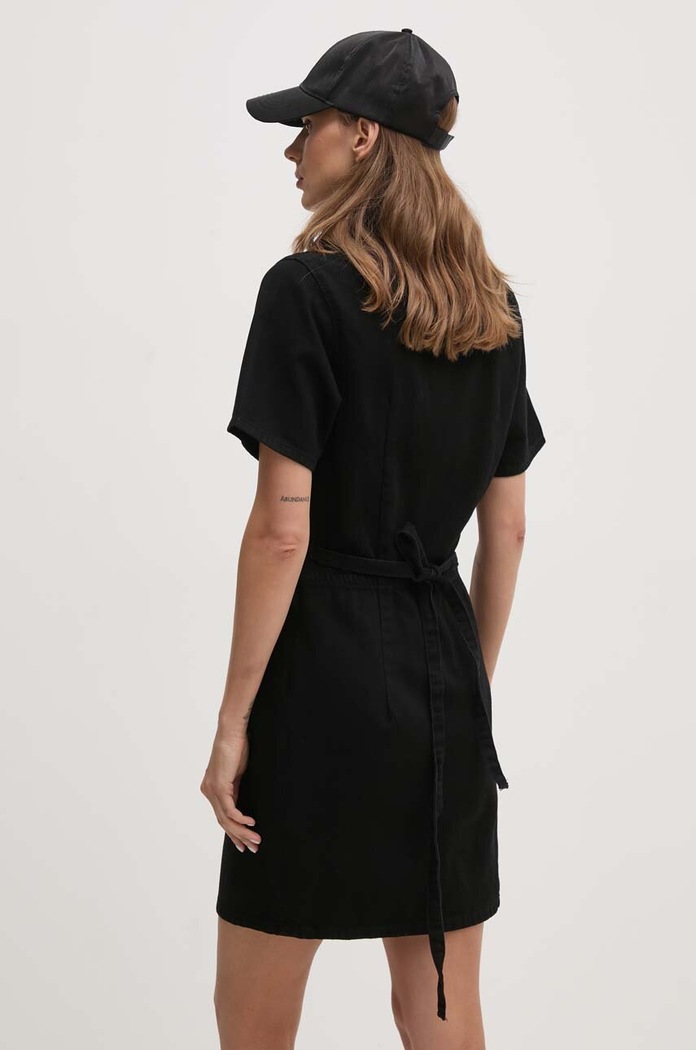 Oblečení Džínové šaty Calvin Klein Jeans J20J223666 černá