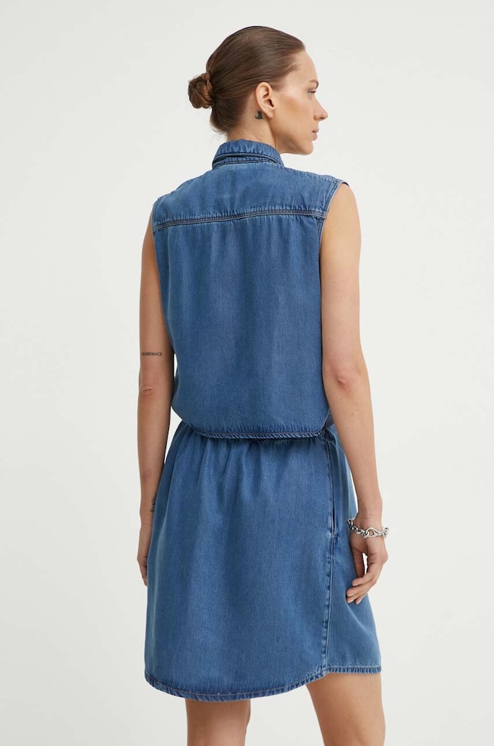 Îmbrăcăminte G-Star rochie din denim D24872.D548 albastru