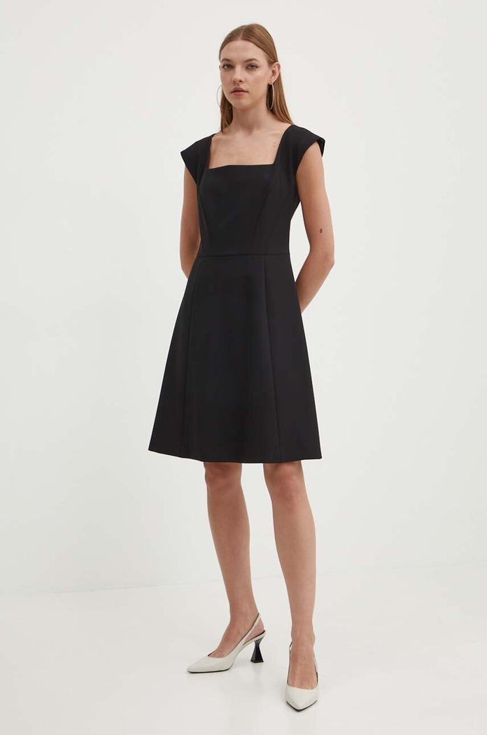 Šaty HUGO 50518972 černá AW24