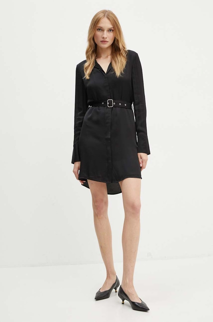 Šaty Guess GRACE W4YK0E.WGFU2 černá AW24