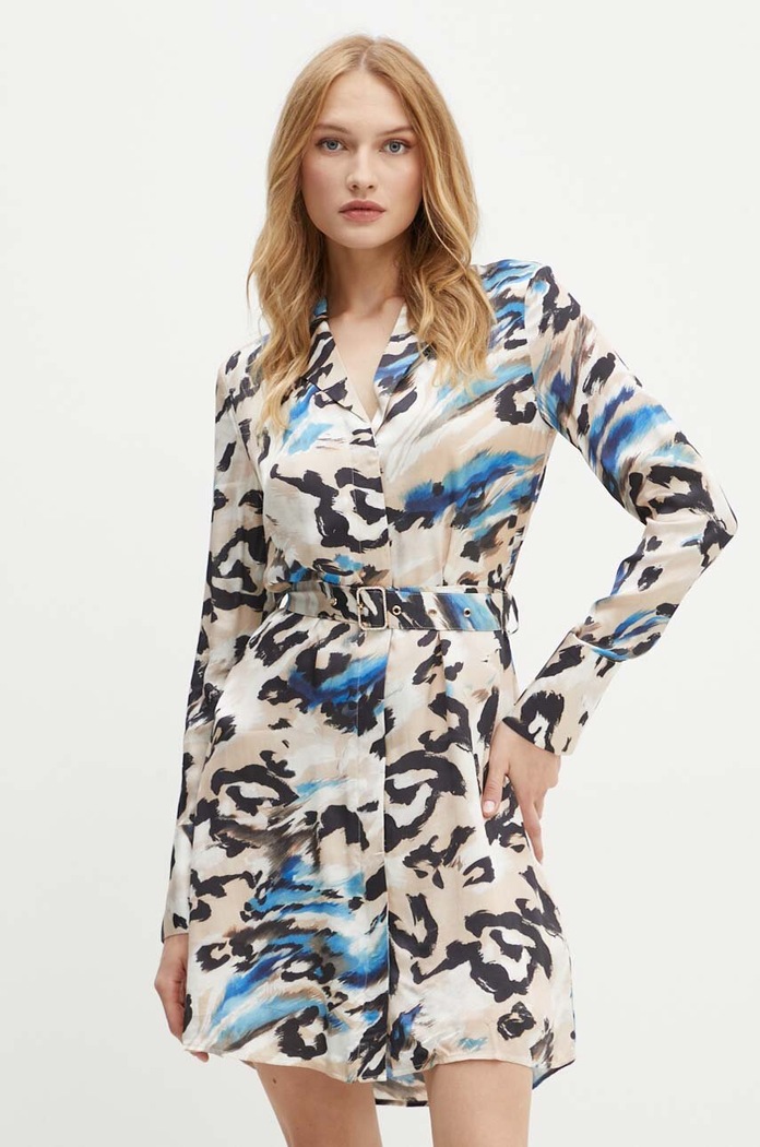 Šaty Guess GRACE mini vícebarevná W4YK0E.WGFU2