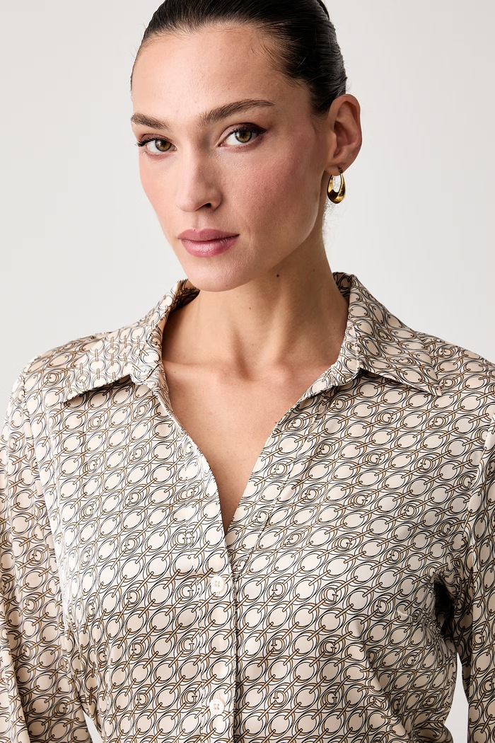 Σεμιζιέ ALYA Guess W4YK35.WF1T2 μπεζ
