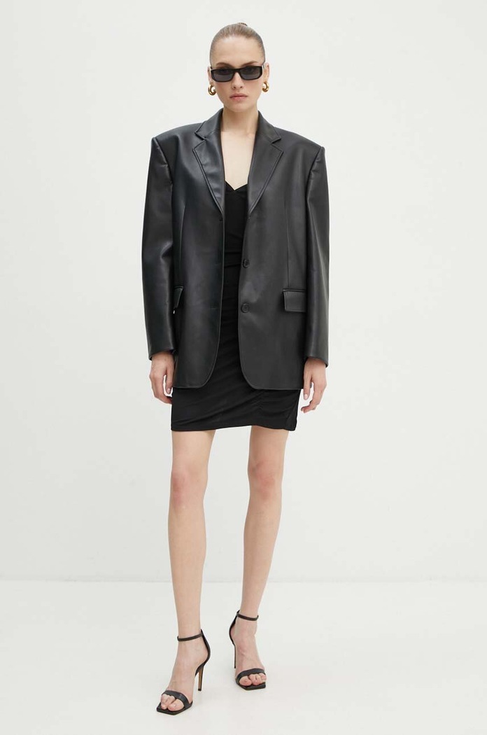 Armani Exchange sukienka 6DYA71.YJEAZ czarny AW24