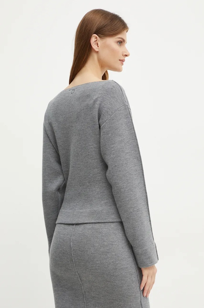 Дрехи Вълнен пуловер Pinko 103947.A221 сив
