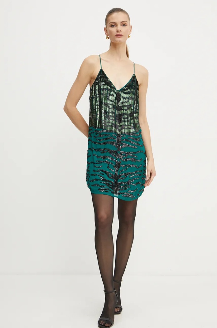 Φόρεμα Pinko 103849.A200 πράσινο AW24