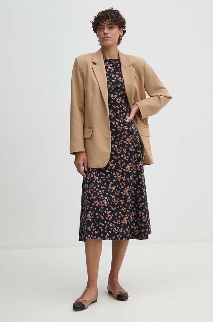 Šaty Lauren Ralph Lauren 250946135 námořnická modř AW24