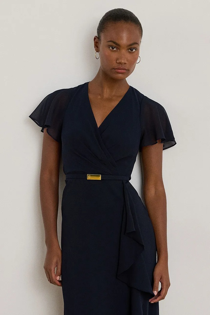 Odzież Lauren Ralph Lauren sukienka 253909447 granatowy