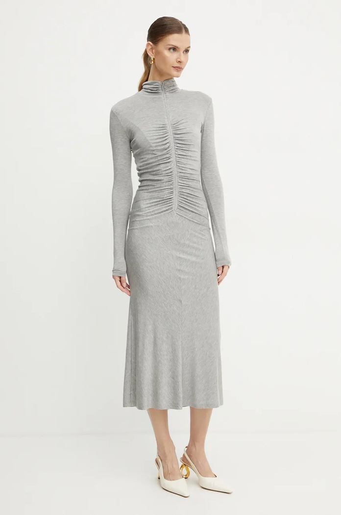 Obleka Pinko 104502.A29B siva AW24