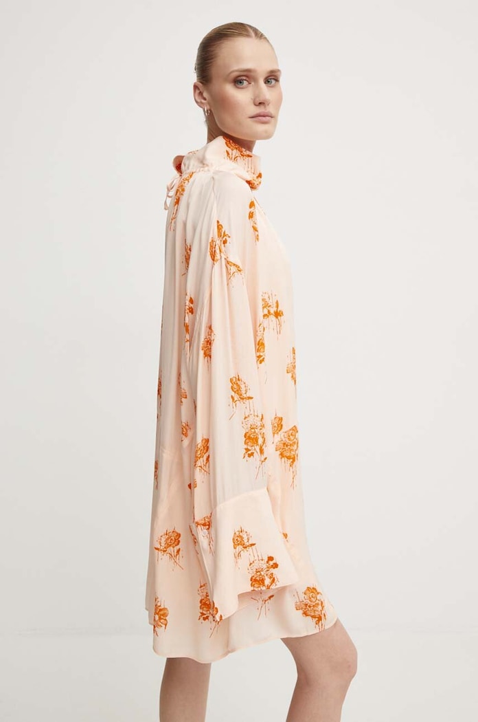 Haljina Day Birger et Mikkelsen Jay - Falling Flowers narančasta DAY65243254