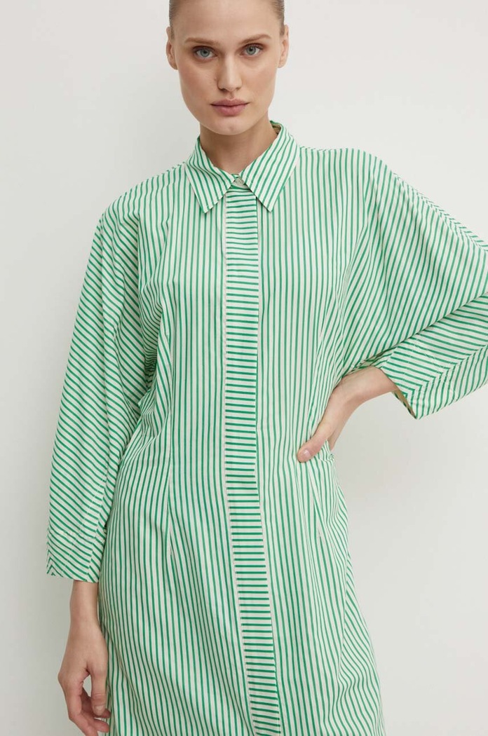 Рокля Day Birger et Mikkelsen Laurie - Daily Classic Stripe RD зелен DAY65243267