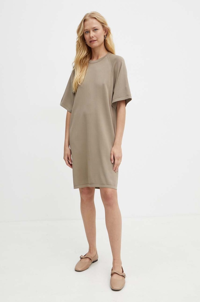 Šaty Max Mara Leisure 2426326017600 béžová AW24