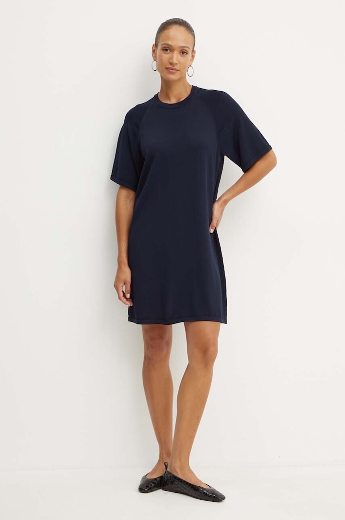Šaty Max Mara Leisure 2426326017600 námořnická modř AW24