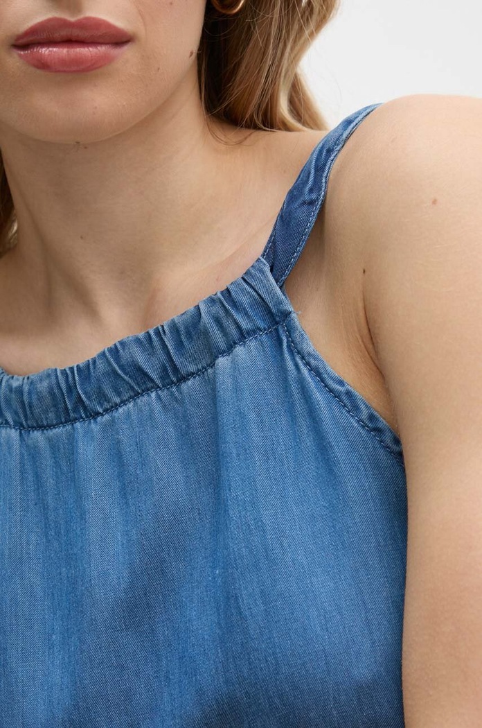 Šaty Pepe Jeans LYLA PL953551 modrá