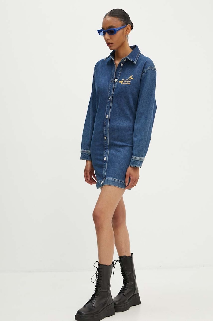 Traper haljina Moschino Jeans 0404.8223 plava AW24
