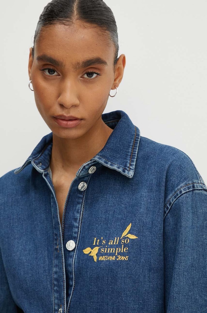 Traper haljina Moschino Jeans plava 0404.8223