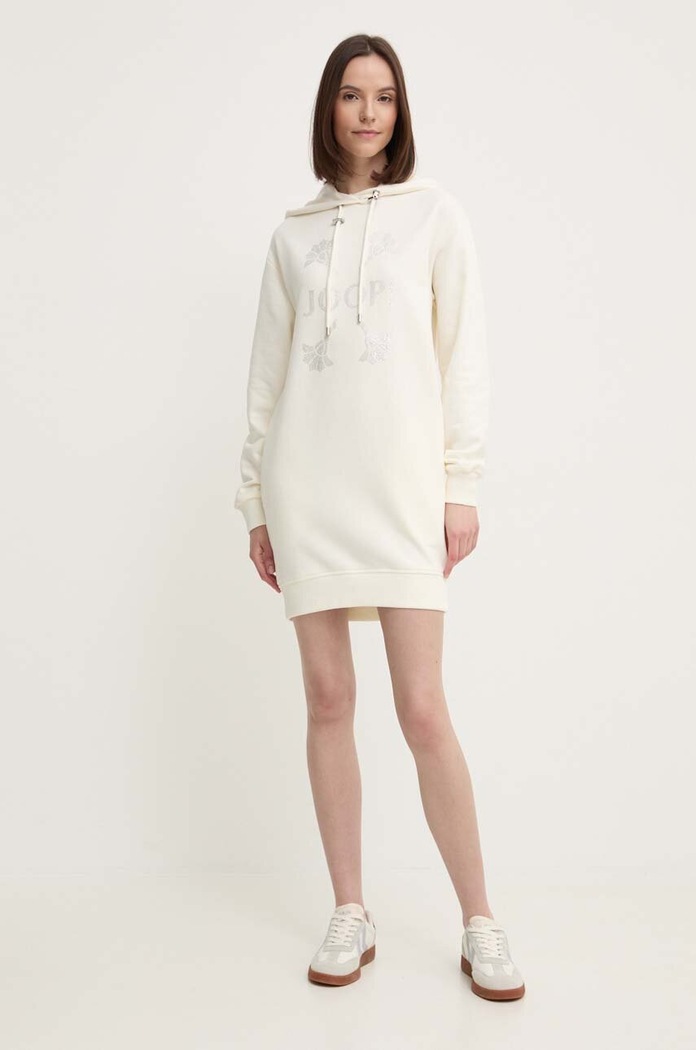 Bavlnené šaty Joop! 30042821 béžová AW24