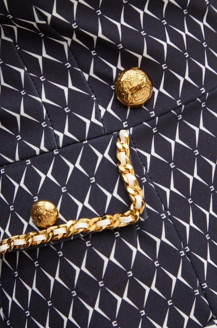 Φόρεμα Elisabetta Franchi ABS1846E2 μαύρο