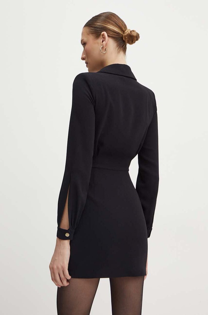 Odzież Elisabetta Franchi sukienka AB67646E2 czarny
