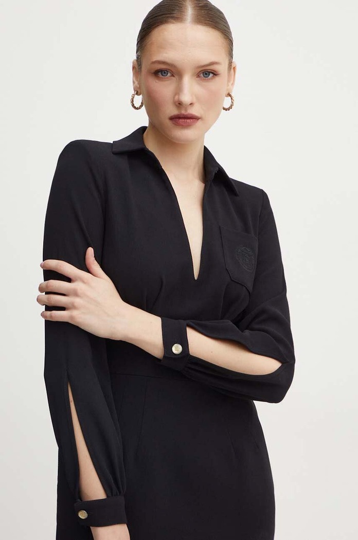 Elisabetta Franchi sukienka czarny AB67646E2