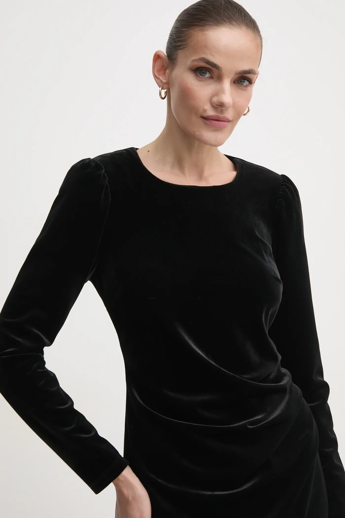 Rochie de catifea Joseph Ribkoff negru 244018
