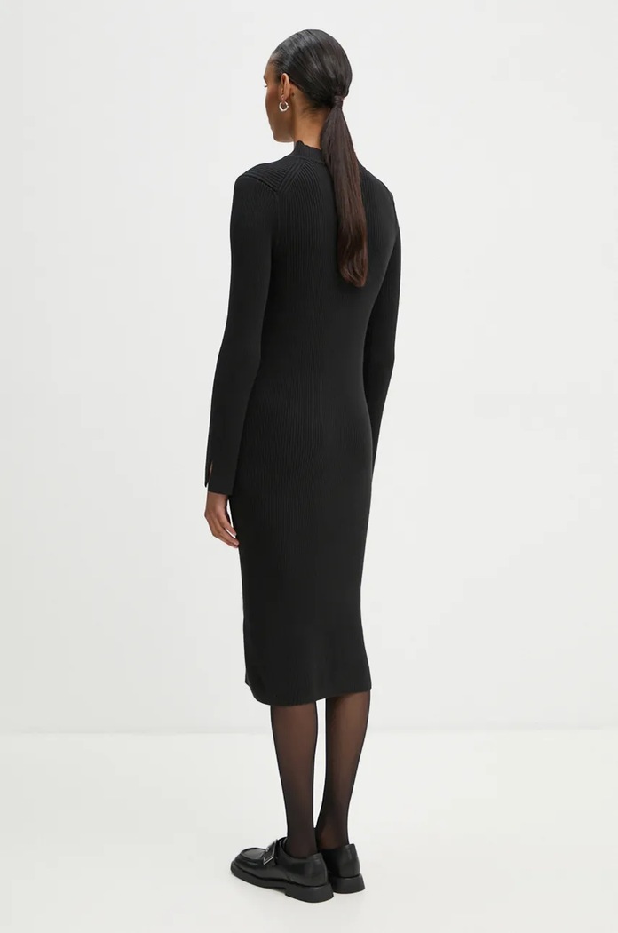 Памучна рокля Marc O'Polo 409504567097 черен AW24