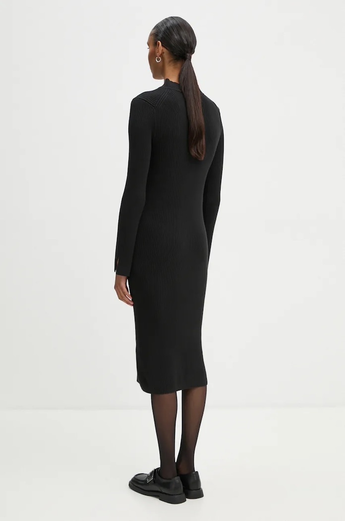 Памучна рокля Marc O'Polo 409504567097 черен AW24