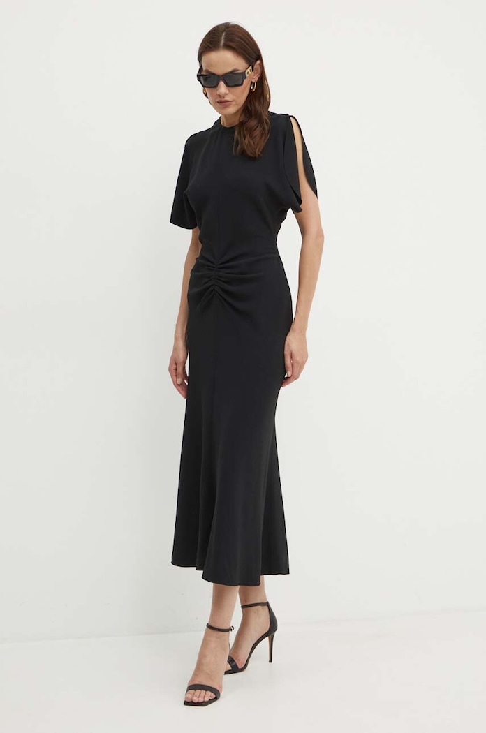 Šaty Victoria Beckham s elastanom čierna 1124WDR005227A