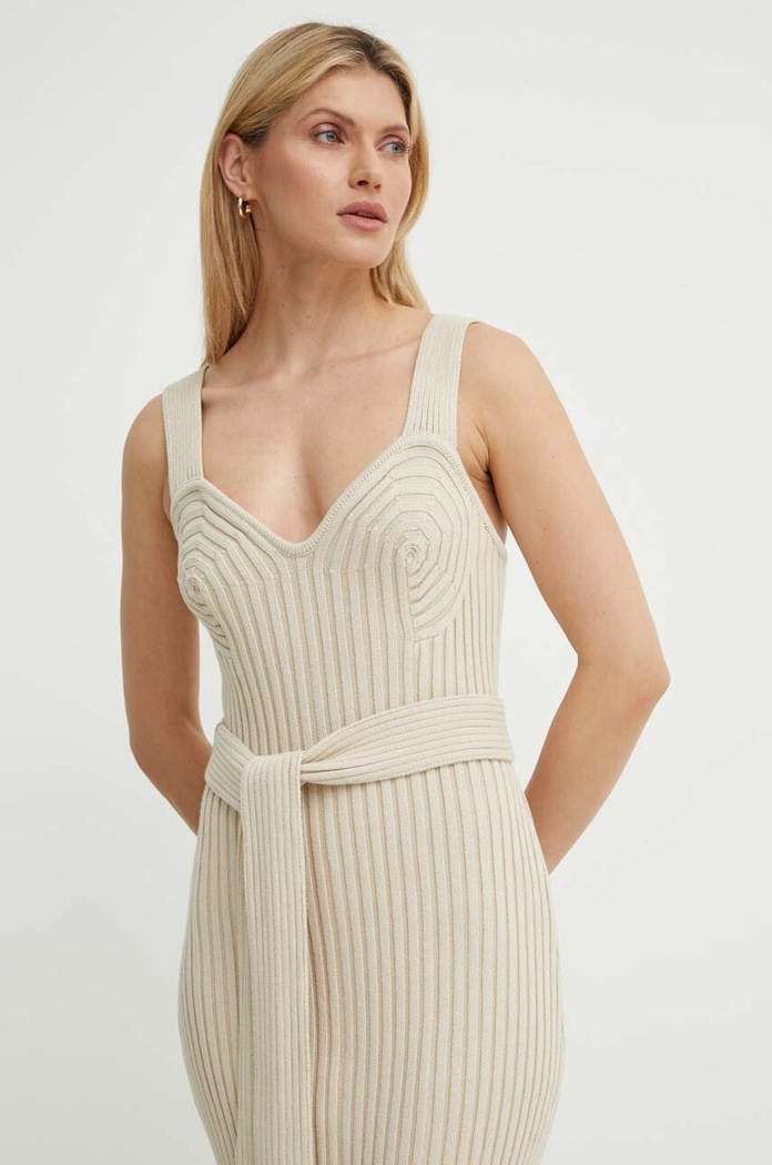 Šaty By Malene Birger HONEYA béžová Q72447002