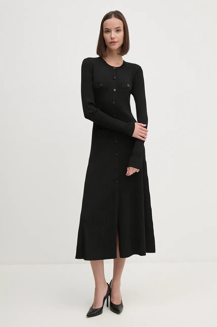 Dkny sukienka casual czarny D2G4A108