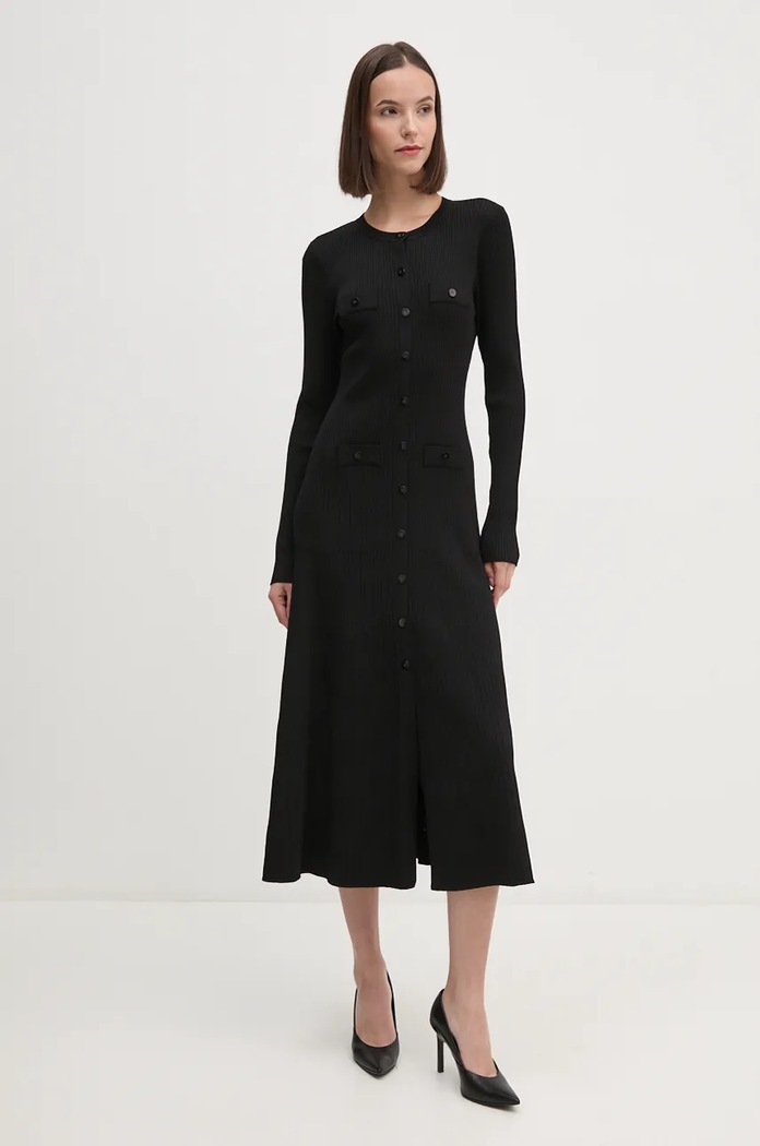 Dkny sukienka D2G4A108 czarny AW24