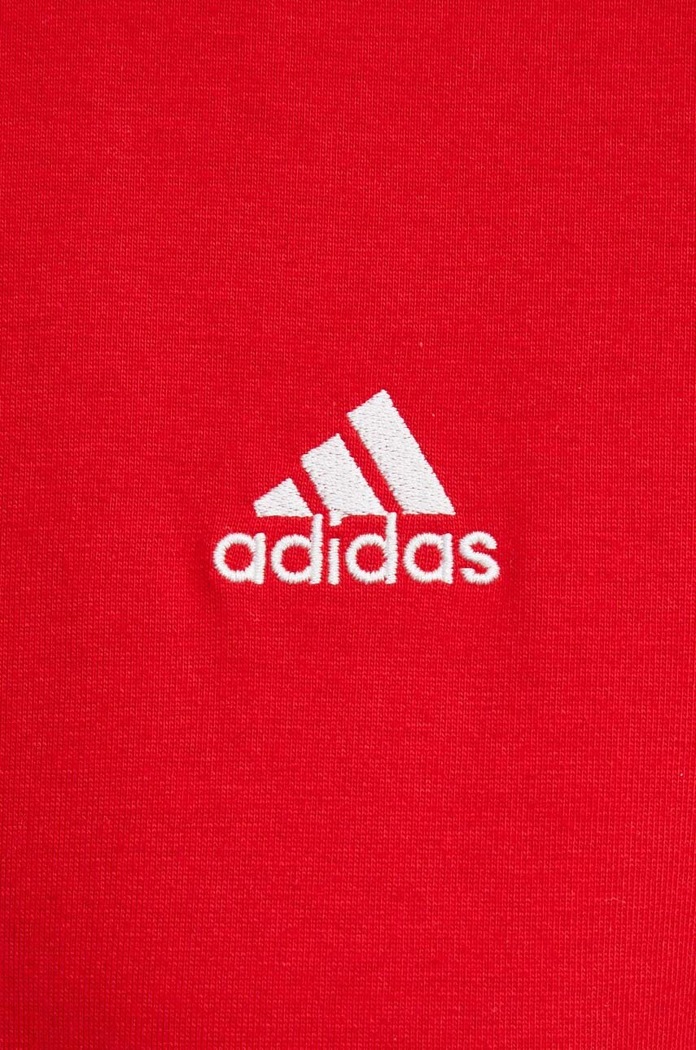 adidas sukienka bawełniana Essentials IY4241 czerwony