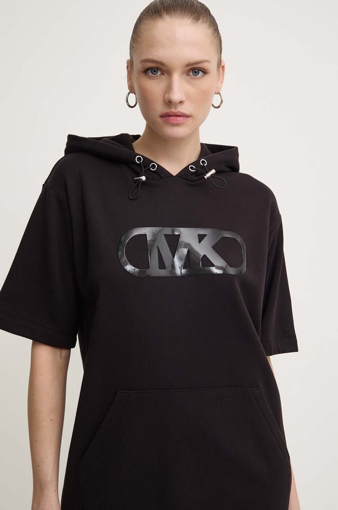 MICHAEL Michael Kors sukienka bawełniana czarny MT482II4MY