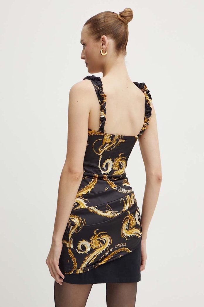 Oblačila Obleka Versace Jeans Couture 77HAO911.NS520 črna