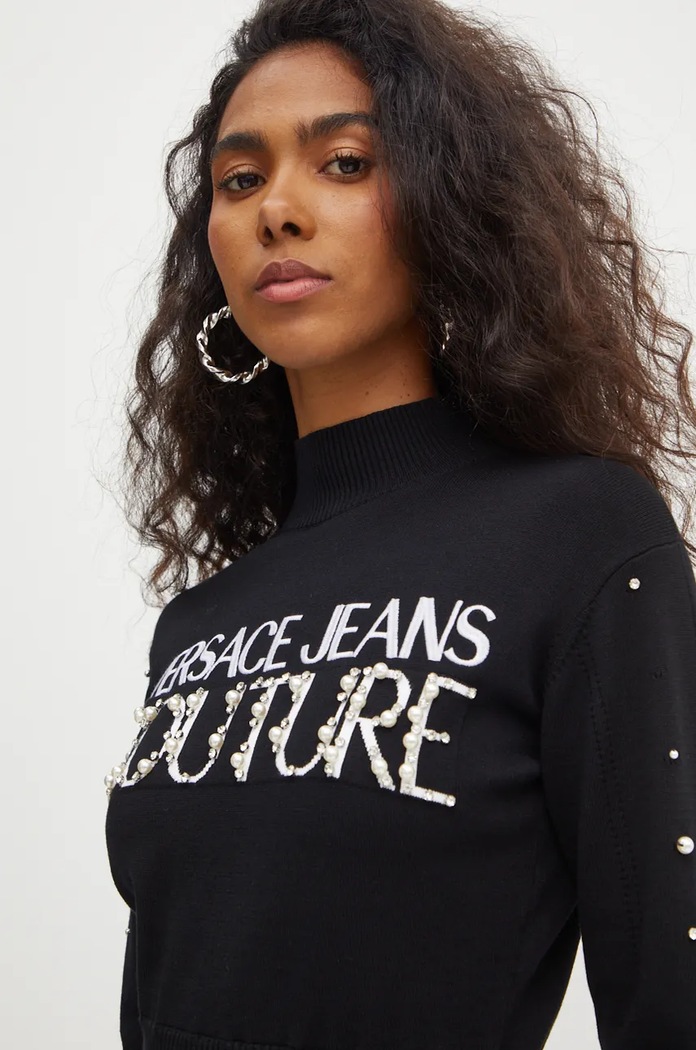 Šaty Versace Jeans Couture 77HAOM11.CMN60 černá