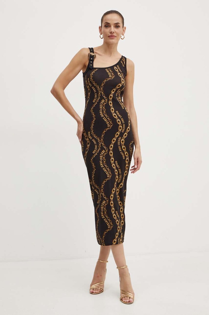 Versace Jeans Couture rochie 77HAO978.JS423 negru AW24