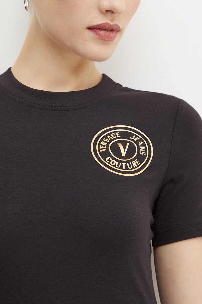 Šaty Versace Jeans Couture 77HAOT00.CJ03T čierna
