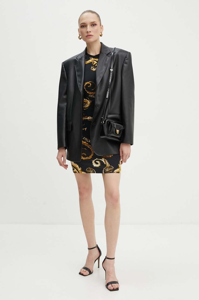 Šaty Versace Jeans Couture 77HAO939.JS409 černá AW24