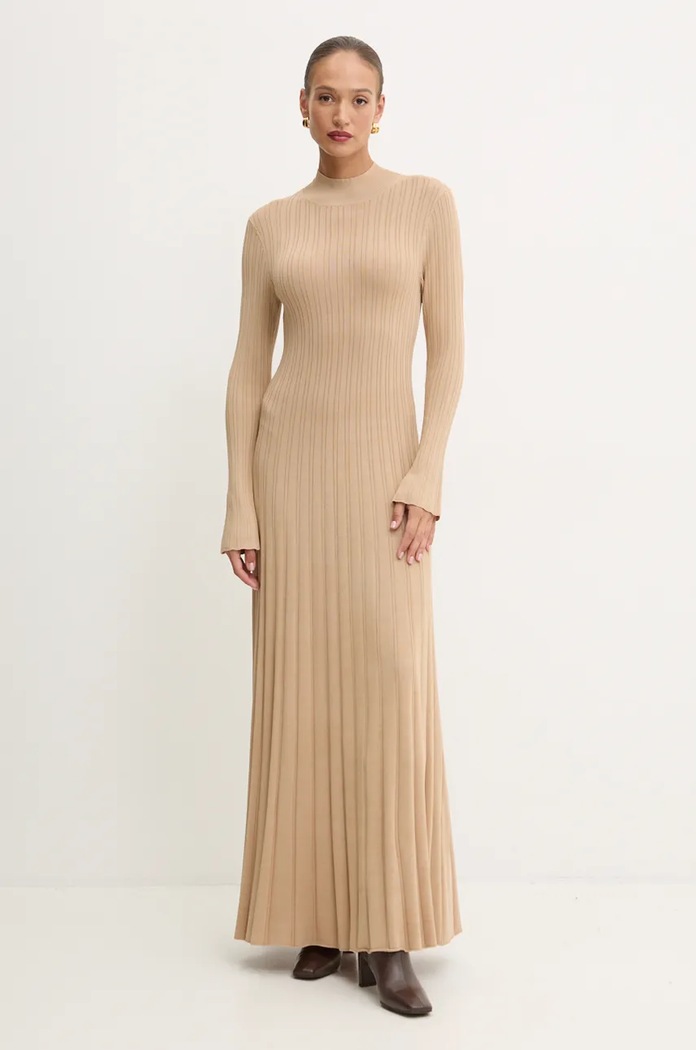 Šaty Ivy Oak maxi béžová IO113144