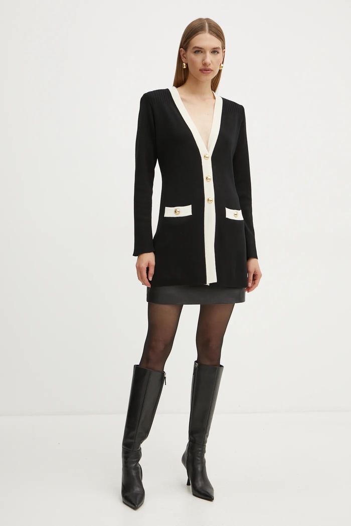 Vlněný svetr Luisa Spagnoli MONGIOIA 58405 černá AW24