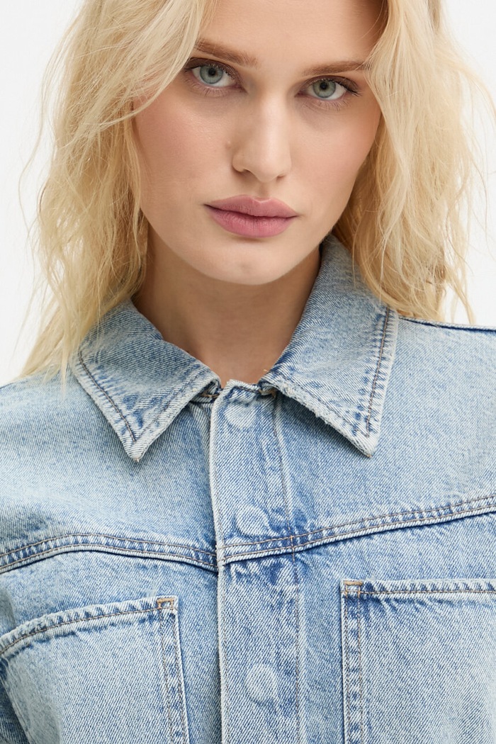 Levi's sukienka jeansowa niebieski 0002Q