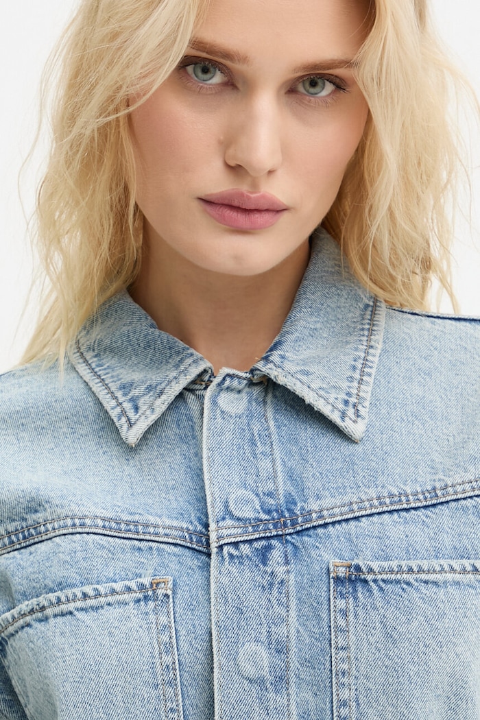 Levi's sukienka jeansowa niebieski 0002Q