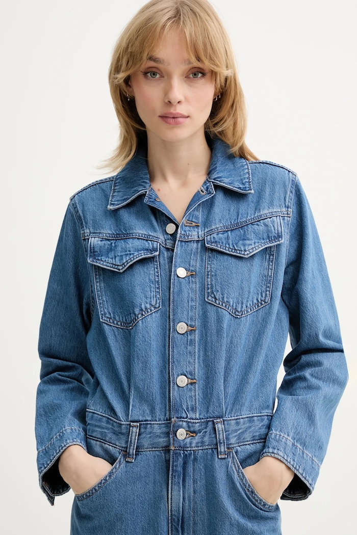 Levi's farmer kezeslábas WESTERN JUMPSUIT kék A8647