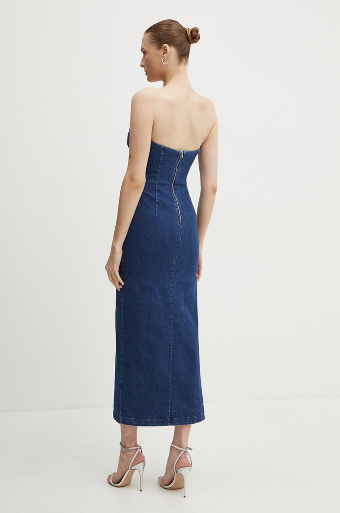 Дънкова рокля Bardot ELENI 91391DB тъмносин AW24